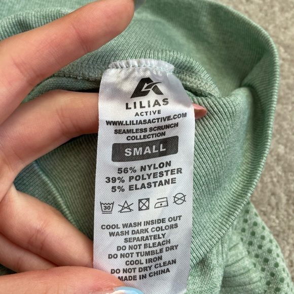 Lilias green scrunch leggings - Picture 8 of 11